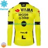 Visma Lease A Bike Radtrikot Winter Thermal Fleece 2024